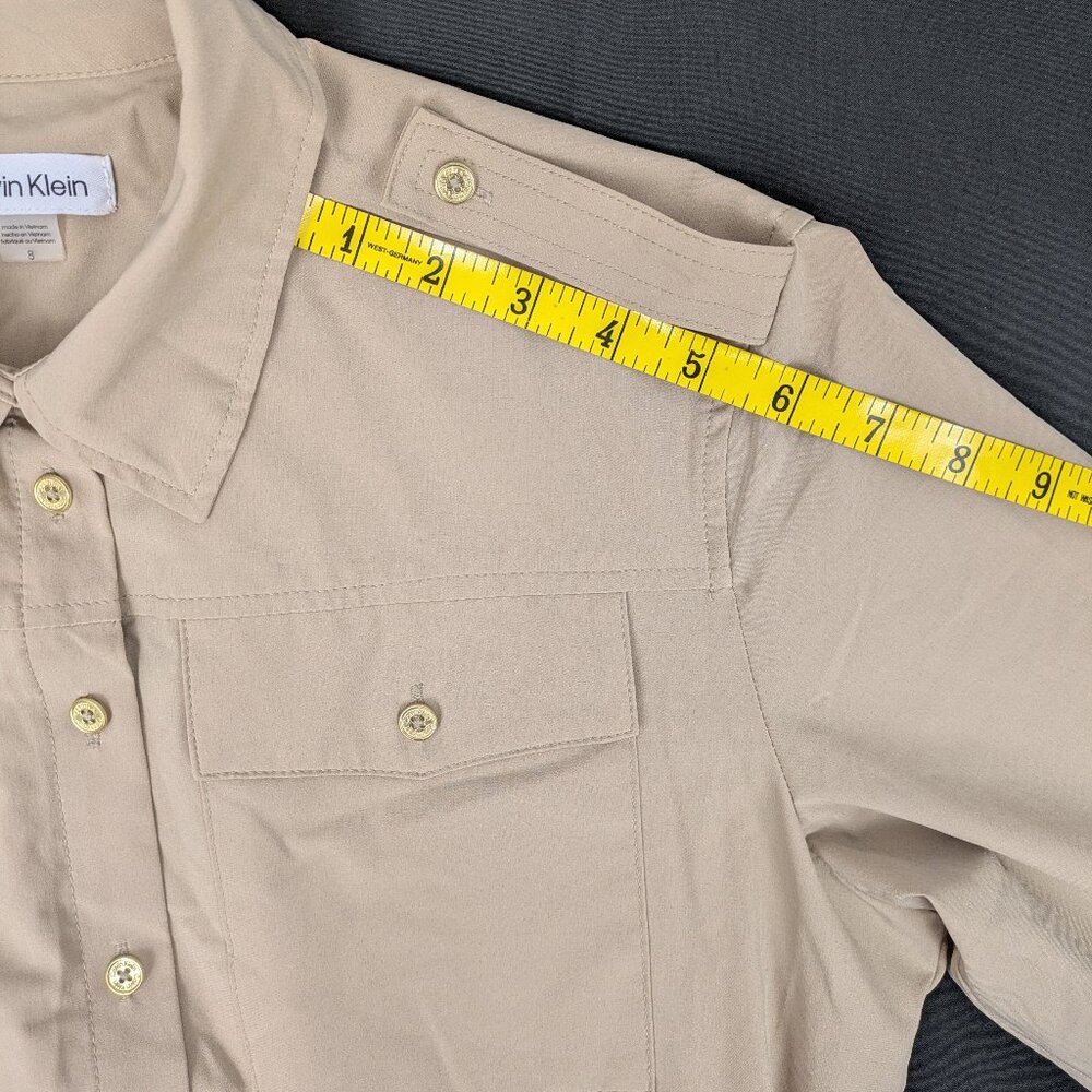 Calvin Klein Button Down Dress - NWOT - Picture 7 of 11